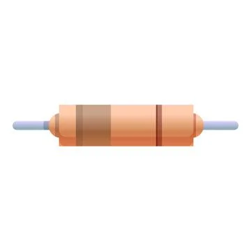Switch capacitor icon, cartoon style Stock Illustration
