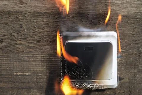 Switch close up. Foto stock