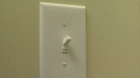 Switch to complete darkness  Stock-Footage 845288