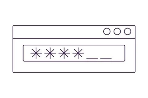 Switch computer icon Illustrazione stock