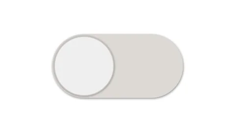 Switch control On and Off. Toggle switch animation. Turning On Or Off. 4K video Stock Footage 116101708