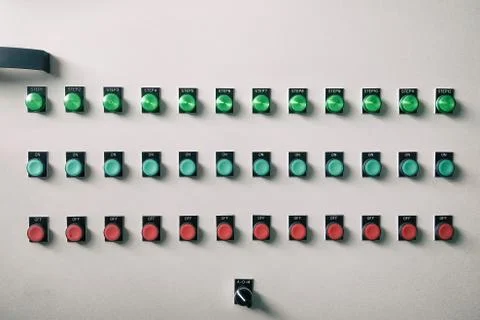 Switch control Box Stock Photos