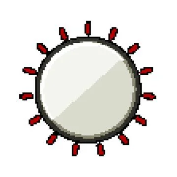 Switch dial knob pixel art vector illustration Ilustração Stock