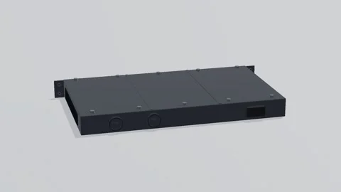 Switch electronics 3d loop white background 3D animation seamless loop Stock Footage 341849128