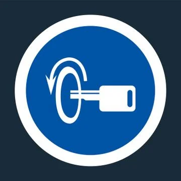 Switch Off Engine Symbol Sign On black Background On black Background,Vector  Illustrazione stock