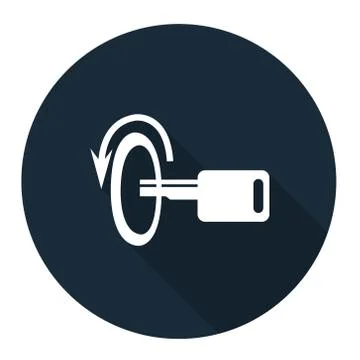 Switch Off Engine Symbol Sign Isolate On White Background,Vector Illustration Ilustración de archivo