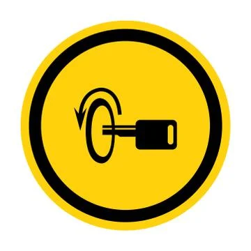 Switch Off Engine Symbol Sign Isolate On White Background,Vector Illustration Stock Illustration