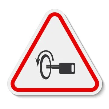 Switch Off Engine Symbol Sign Isolate On White Background,Vector Illustration Stock Illustration