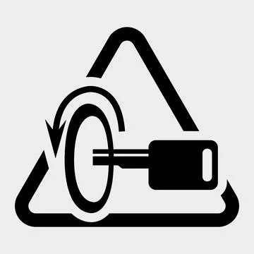 Switch Off Engine Symbol Sign Isolate On White Background,Vector Illustrati.. Illustrazione stock