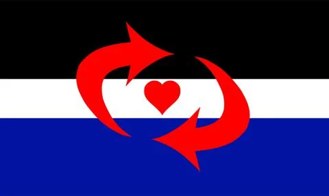 Switch fetish flag vector illustration. Illustrazione stock