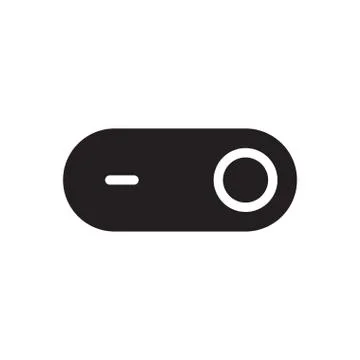 Switch glyph flat icon Stock Illustration