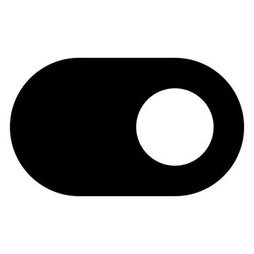 Switch glyph icon vector illustration isolated on white background Stock Illustration