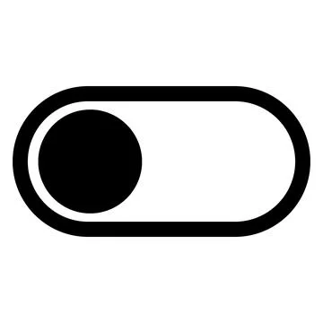 Switch glyph icon vector illustration isolated on white background Ilustración de archivo