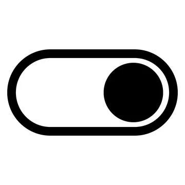 Switch glyph icon vector illustration isolated on white background Ilustración de archivo