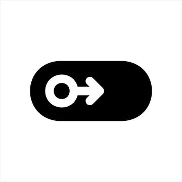 Switch glyph icon vector illustration isolated on white background Stock Illustration
