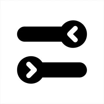 Switch glyph icon vector illustration isolated on white background 스톡 일러스트