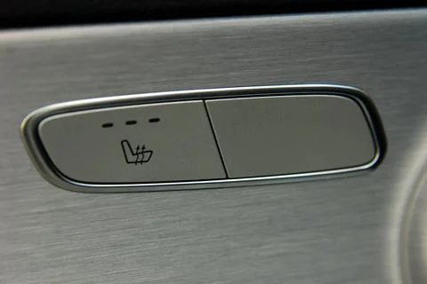 Switch heating car seats Stock Photos
