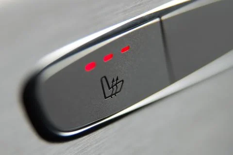 Switch heating car seats Foto stock