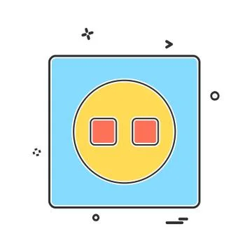 Switch icon design vector Stock Illustration