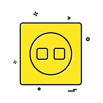 Switch icon design vector Illustrazione stock
