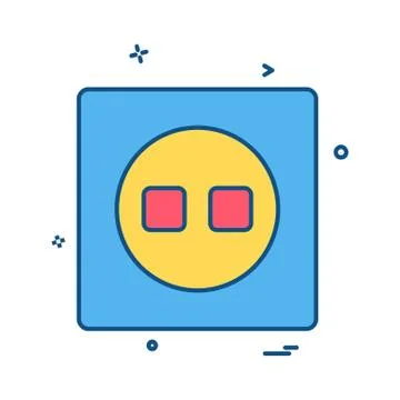 Switch icon design vector Stock Illustration