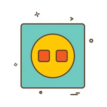 Switch icon design vector Stock Illustration