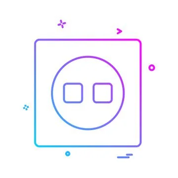 Switch icon design vector Stock Illustration