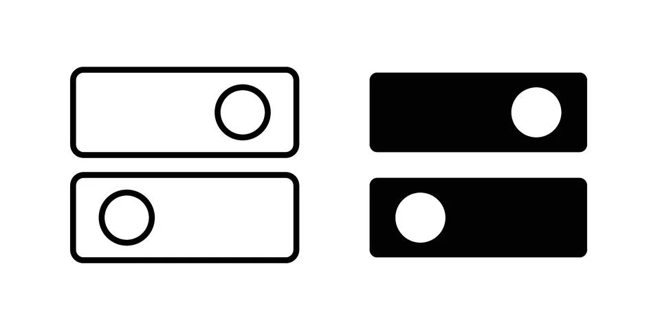Switch icon graphic element. web icon set Illustrazione stock
