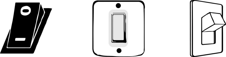 Switch icon isolated on white background Stock Illustration