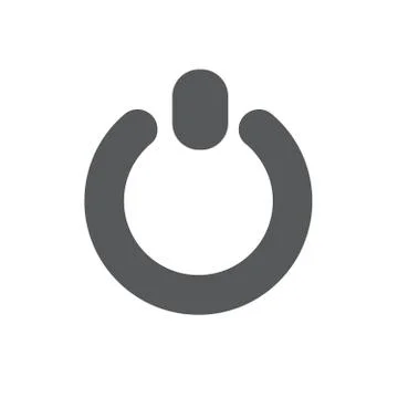 On Off switch icon. Power symbol. Stock Illustration