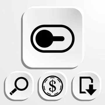 Switch icon stock vector illustration flat design Illustrazione stock