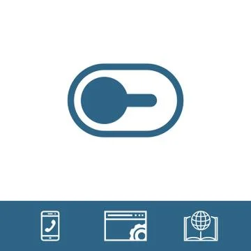 Switch icon stock vector illustration flat design Stock Illustration