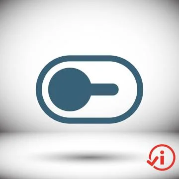 Switch icon stock vector illustration flat design Stock Illustration
