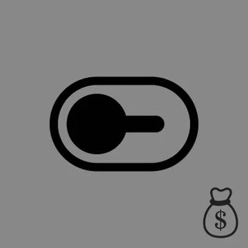 Switch icon stock vector illustration flat design Stock Illustration