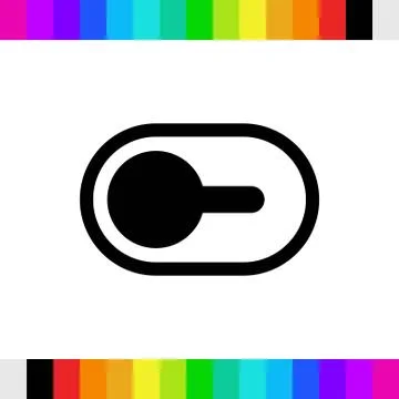 Switch icon stock vector illustration flat design Stock Illustration