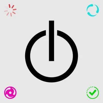 Switch icon stock vector illustration flat design Stockillustratie