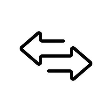 Switch icon. Sync arrows symbol. Exchange vector illustration. Transfer pic.. Stock Illustration