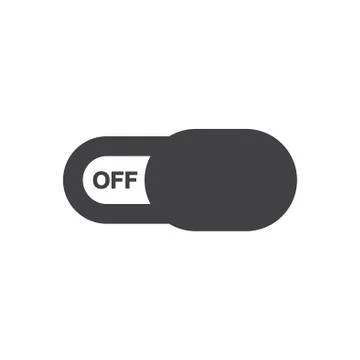 On Off switch icon vector design Stock Illustration