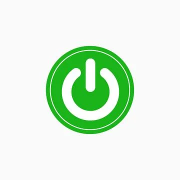 On/Off switch icon on white background.  스톡 일러스트