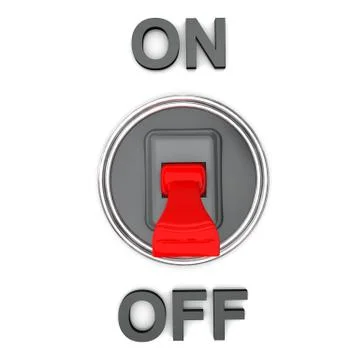 Off on switch 스톡 일러스트