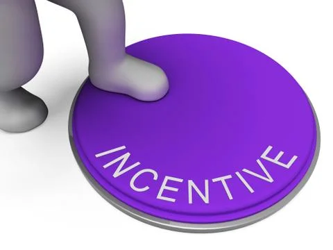 Switch incentive shows induce inducement and premium Stock Illustration