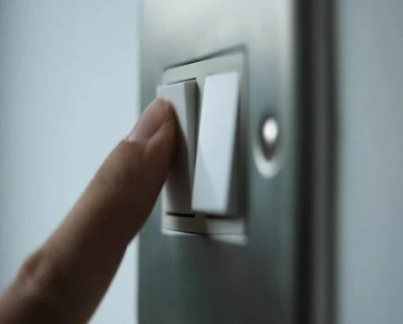 Switch it off DV PAL Stock Footage 446300