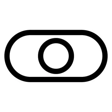 Switch line icon vector illustration isolated on white background Stock Illustration