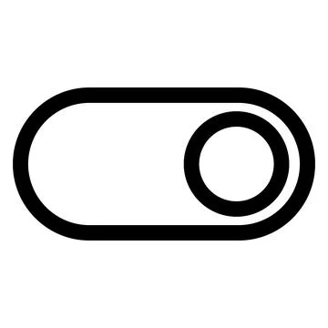 Switch line icon vector illustration isolated on white background Ilustración de archivo