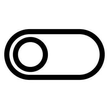 Switch line icon vector illustration isolated on white background Ilustración de archivo