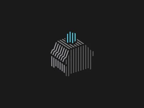 Switch Logo, Icon, and Symbol Illustration. Mechanical Keyboard Background .. Stock Illustration