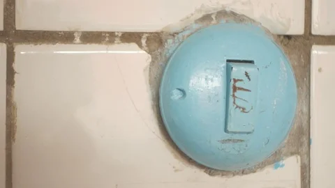 On / off switch Old switch Video stock 74504280