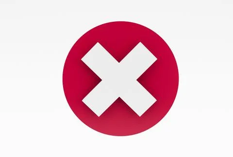 Switch power close or off icon 3d illustration minimal 3d rendering. Ilustração Stock