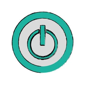 On off switch power Illustrazione stock