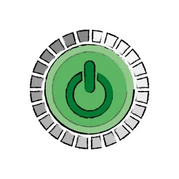 On off switch power Stock Illustration